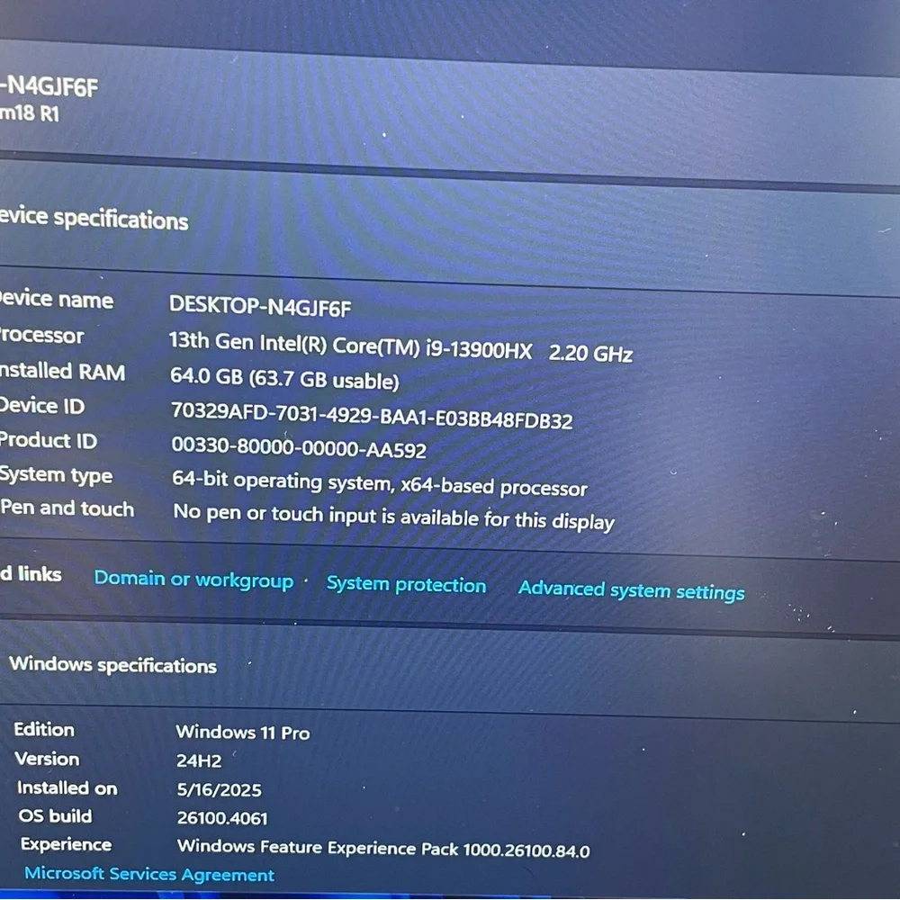 High-Performance Black Laptop